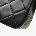 Chanel Classic Square Black Quilted Lambskin Double Flap Bag With 24K Gold-Plated Hardware, 1986-1988