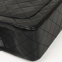 Chanel Classic Square Black Quilted Lambskin Double Flap Bag With 24K Gold-Plated Hardware, 1986-1988