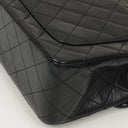 Chanel Classic Square Black Quilted Lambskin Double Flap Bag With 24K Gold-Plated Hardware, 1986-1988