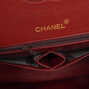 Chanel Classic Square Black Quilted Lambskin Double Flap Bag With 24K Gold-Plated Hardware, 1986-1988