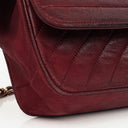 Chanel Classic Diagonal Quilted Lambskin Single Flap Bag With 24K Gold-Plated Hardware