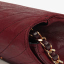 Chanel Classic Diagonal Quilted Lambskin Single Flap Bag With 24K Gold-Plated Hardware