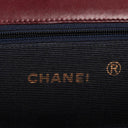 Chanel Classic Diagonal Quilted Lambskin Single Flap Bag With 24K Gold-Plated Hardware
