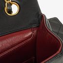 Chanel Classic Vintage Single Flap Bag Black Quilted Lambskin 24K Gold-Plated Hardware
