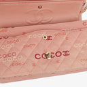 Chanel COCO Print Medium Classic Double Flap Flap Bag 24K Gold-Plated Hardware