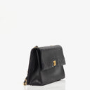 Chanel Dark Purple Quilted Lambskin Vintage Mini Trapeze Classic Single Flap Bag