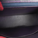 Chanel Dark Purple Quilted Lambskin Vintage Mini Trapeze Classic Single Flap Bag