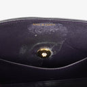 Chanel Dark Purple Quilted Lambskin Vintage Mini Trapeze Classic Single Flap Bag