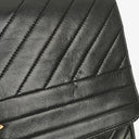 Chanel Diagonal Medium Classic Black Quilted Lambskin Single Flap Bag With 24K Gold-Plated Hardware