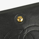 Chanel Diagonal Medium Classic Black Quilted Lambskin Single Flap Bag With 24K Gold-Plated Hardware