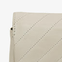 Chanel Diagonal Quilted Lambskin Leather Small Classic Single Flap Bag With 24K Gold-Plated Hardware