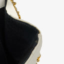 Chanel Diagonal Quilted Lambskin Leather Small Classic Single Flap Bag With 24K Gold-Plated Hardware