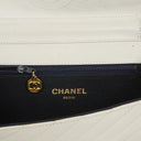 Chanel Diagonal Quilted Lambskin Leather Small Classic Single Flap Bag With 24K Gold-Plated Hardware