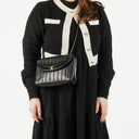 Chanel Diana Black Vertical Quilted Lambskin Single Flap Bag With 24K Gold-Plated Hardware