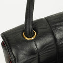 Chanel Diana Black Vertical Quilted Lambskin Single Flap Bag With 24K Gold-Plated Hardware