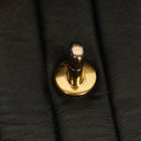 Chanel Diana Black Vertical Quilted Lambskin Single Flap Bag With 24K Gold-Plated Hardware