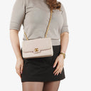 Chanel Diana Quilted Lambskin Vintage Medium Flap Bag With 24K Gold-Plated Hardware