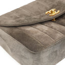 Chanel Diana Vertical Quilted Single Flap Bag With 24K Gold-Plated Hardware