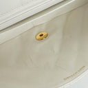 Chanel Diana White Quilted Lambskin Vintage Medium Flap Bag With 24K Gold-Plated Hardware