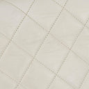 Chanel Diana White Quilted Lambskin Vintage Medium Flap Bag With 24K Gold-Plated Hardware