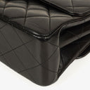Chanel Double-Sided Flap Bag Black Lambskin 24k Gold-Plated Hardware
