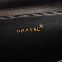 Chanel Double-Sided Flap Bag Black Lambskin 24k Gold-Plated Hardware
