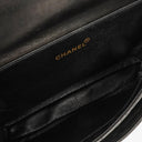 Chanel Double-Sided Flap Bag Black Lambskin 24k Gold-Plated Hardware