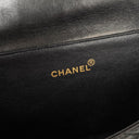 Chanel Double-Sided Flap Bag Black Lambskin 24k Gold-Plated Hardware