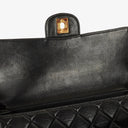 Chanel Double-Sided Flap Bag Black Lambskin 24k Gold-Plated Hardware