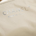 Chanel East West Crinkled Patent Leather Flap Bag