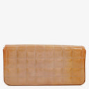 Chanel East West Patent Leather Chocolate Bar Flap Bag