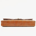 Chanel East West Patent Leather Chocolate Bar Flap Bag