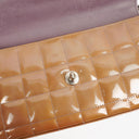 Chanel East West Patent Leather Chocolate Bar Flap Bag