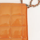 Chanel East West Patent Leather Chocolate Bar Flap Bag