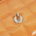 Chanel East West Patent Leather Chocolate Bar Flap Bag