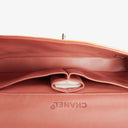 Chanel East West Patent Leather Chocolate Bar Flap Bag