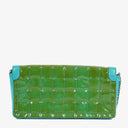 Chanel East West Patent Leather Chocolate Bar Flap Bag