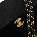 Chanel East West Pony Hair Velvet Chocolate Bar Flap Bag With Gold - Tone Hardware