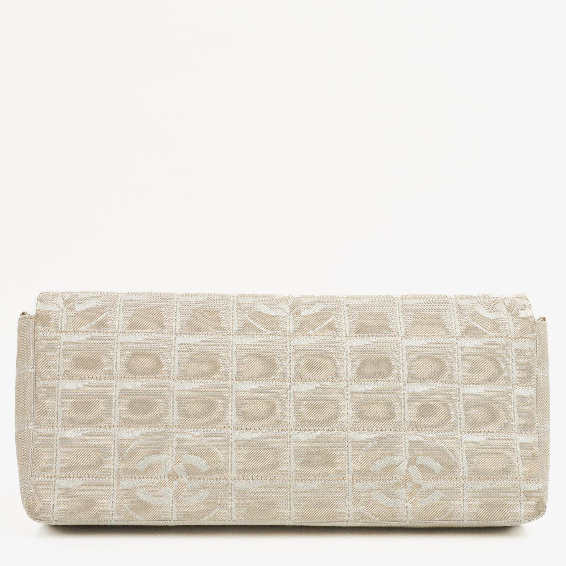 Chanel East West Travel Line Chocolate Bar Flap Bag