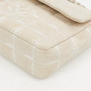 Chanel East West Travel Line Chocolate Bar Flap Bag