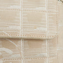 Chanel East West Travel Line Chocolate Bar Flap Bag