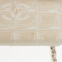 Chanel East West Travel Line Chocolate Bar Flap Bag