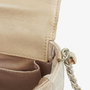 Chanel East West Travel Line Chocolate Bar Flap Bag
