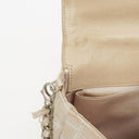 Chanel East West Travel Line Chocolate Bar Flap Bag