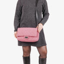 Chanel Easy Tweed Jumbo Pink 2.55 Reissue Messenger Flap Bag