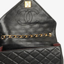 Chanel Envelope Flap Bag Black Quilted Lambskin With 24K Gold-Plated Hardware
