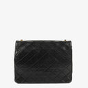 Chanel Envelope Flap Bag Black Quilted Lambskin With 24K Gold-Plated Hardware