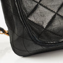 Chanel Envelope Flap Bag Black Quilted Lambskin With 24K Gold-Plated Hardware