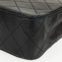 Chanel Envelope Flap Bag Black Quilted Lambskin With 24K Gold-Plated Hardware