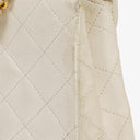 Chanel Envelope Flap Bag White Quilted Lambskin With 24K Gold-Plated Hardware